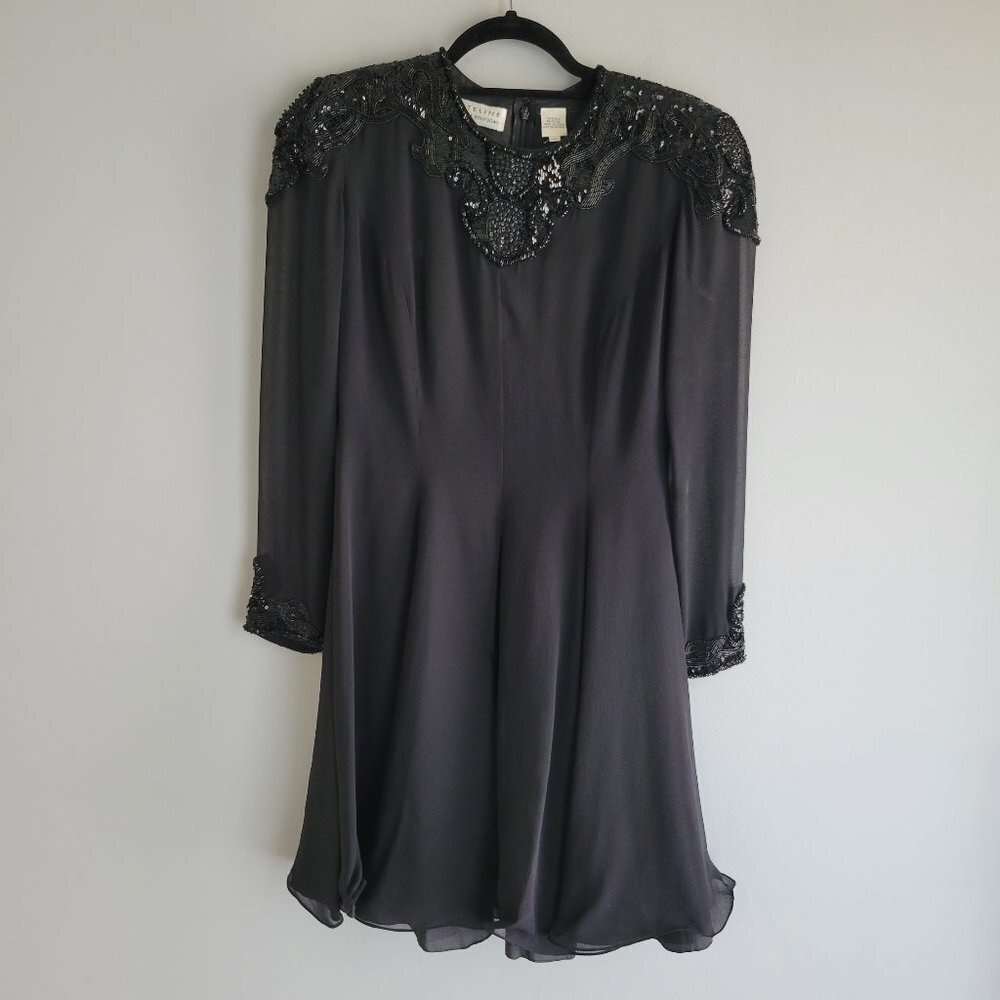 Niteline By Della Roufogali-Long Sleeve LBD (little black dress) Size 6